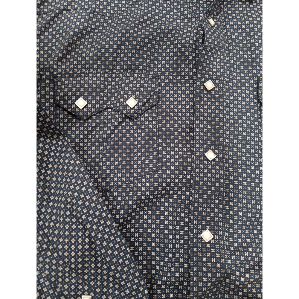 Larry Mahan Cowboy Collection Button Up Sz XL Tooth Pockets Rare 2646 - Picture 4 of 13